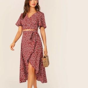 SHEIN Floral 2 piece Set